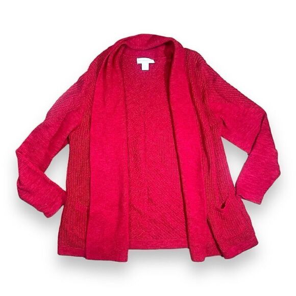 Christopher & Banks Open Waterfall Cardigan Sz M - Picture 1 of 12